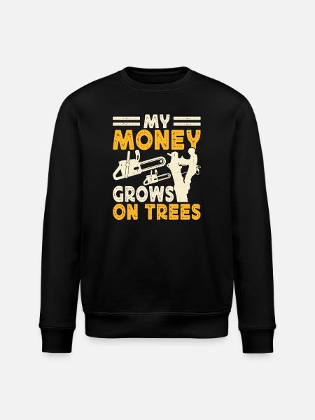 Funny Woodworker Woodworker Gift - Stanley/Stella ROLLER Unisex Organic Sweatshirt - black