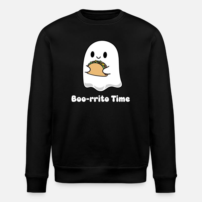Boorito Taco Geist - Stanley/Stella Unisex Bio-Sweatshirt ROLLER - Schwarz