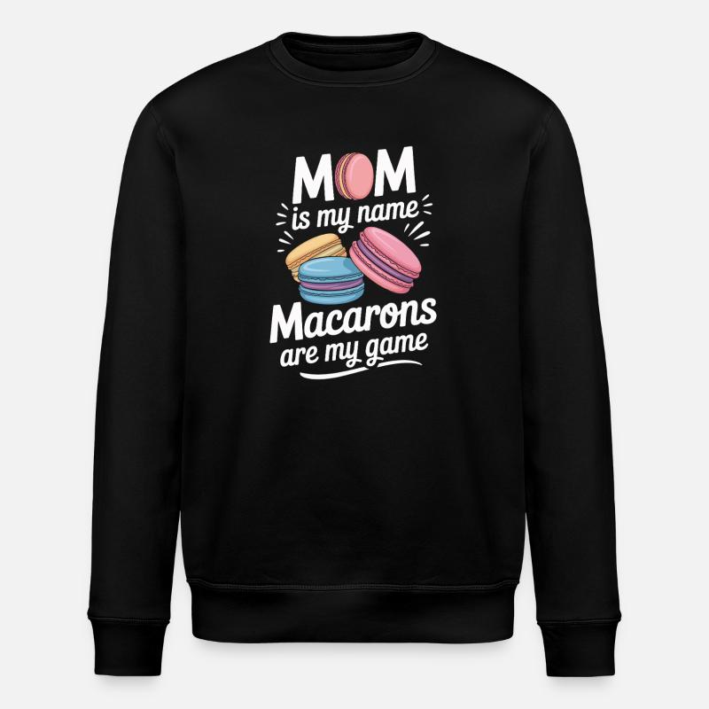 Macaron Desserts Français - Sweat bio ROLLER Stanley/Stella Unisexe - noir