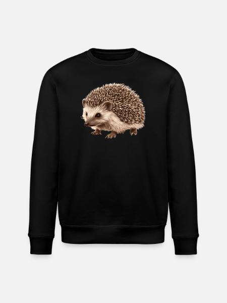 Igel - Stanley/Stella Unisex Bio-Sweatshirt ROLLER - Schwarz