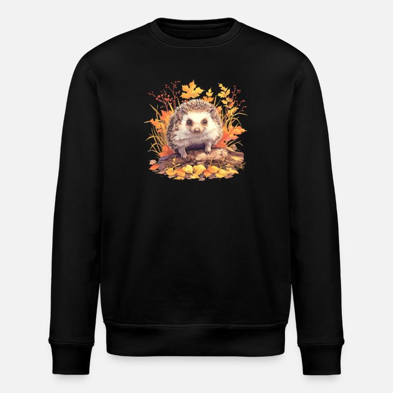 Igel - Stanley/Stella Unisex Bio-Sweatshirt ROLLER - Schwarz