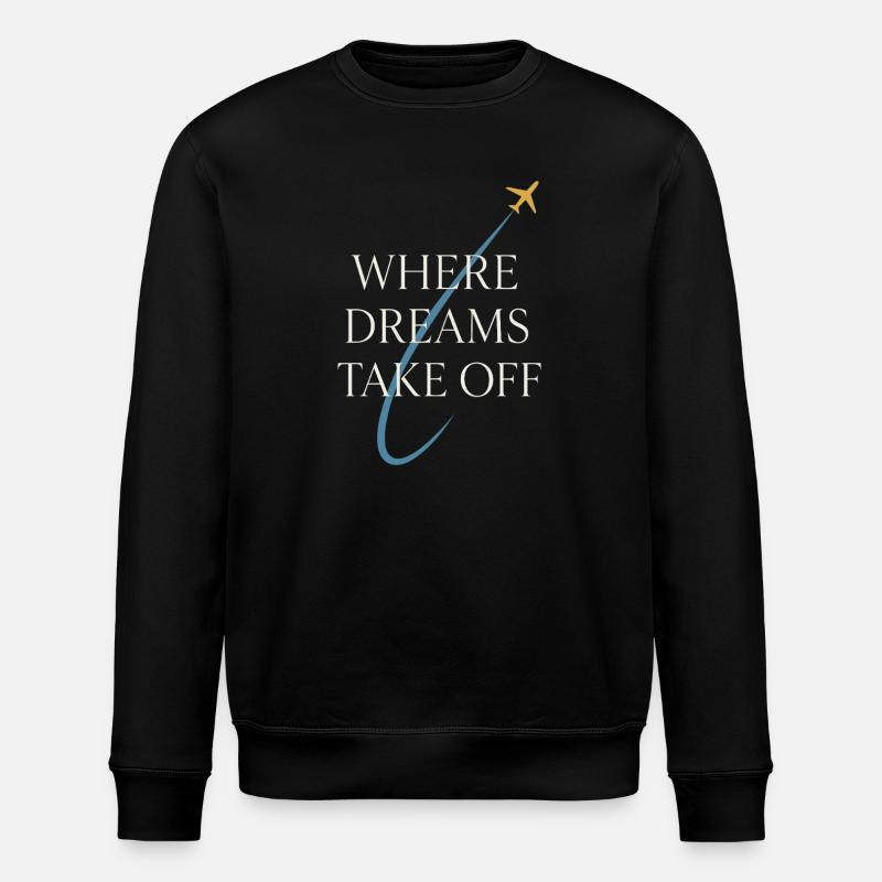 Fluglehrer Cfi Pilot Luftfahrtlehrer - Stanley/Stella Unisex Bio-Sweatshirt ROLLER - Schwarz