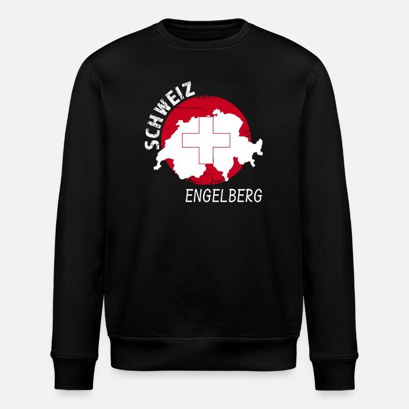 Engelberg - Stanley/Stella Unisex Bio-Sweatshirt ROLLER - Schwarz