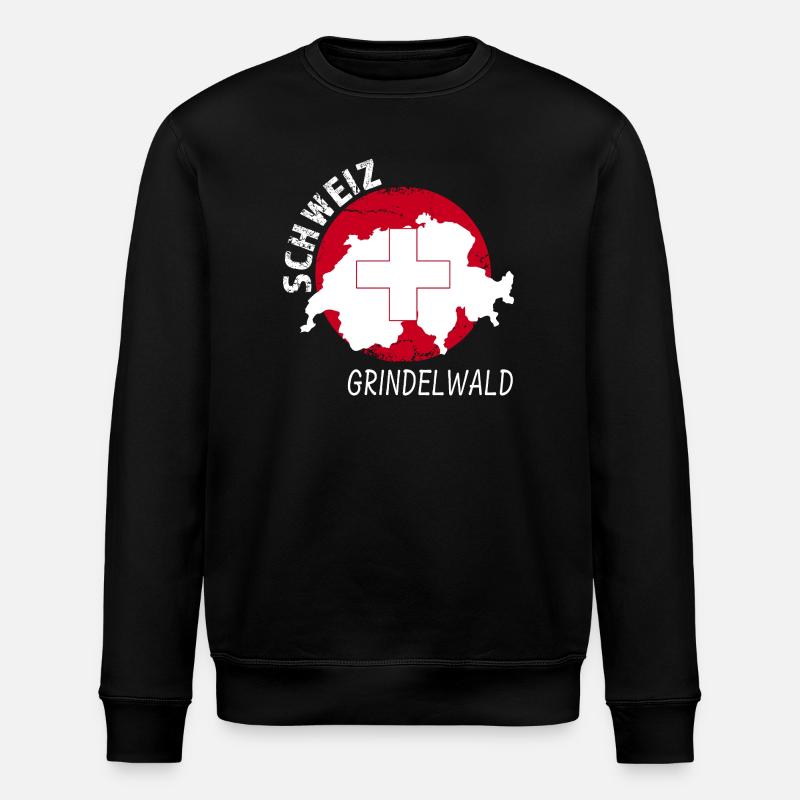 Grindelwald - Stanley/Stella Unisex Bio-Sweatshirt ROLLER - Schwarz