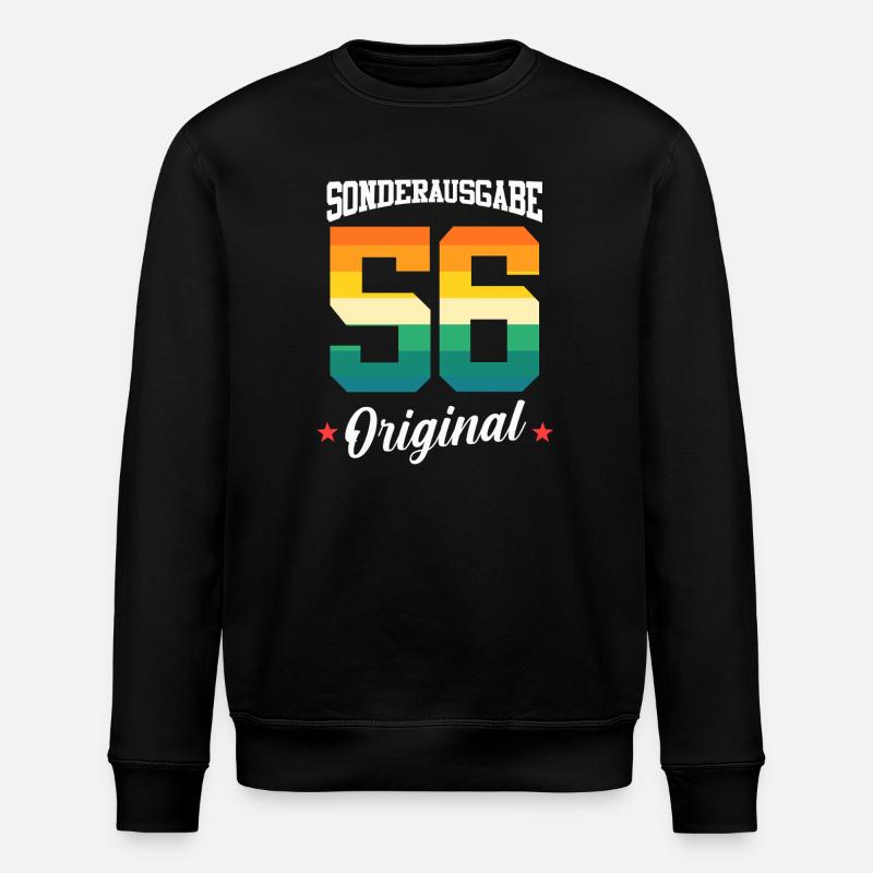 56 Anniversaire - Sweat bio ROLLER Stanley/Stella Unisexe - noir