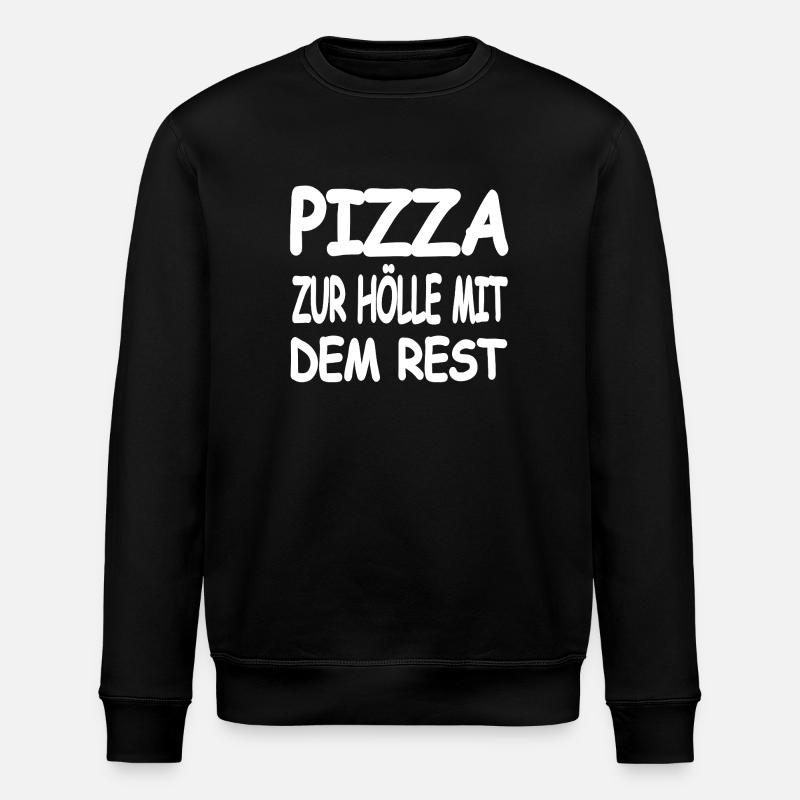 Pizza - Stanley/Stella Unisex Bio-Sweatshirt ROLLER - Schwarz