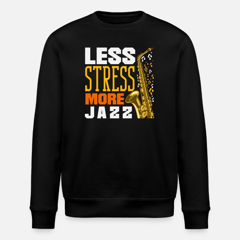 Saxophone - Sweat bio ROLLER Stanley/Stella Unisexe - noir