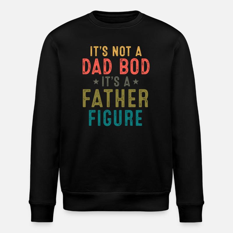 Vaterfigur: Kein Vater Bod - Stanley/Stella Unisex Bio-Sweatshirt ROLLER - Schwarz