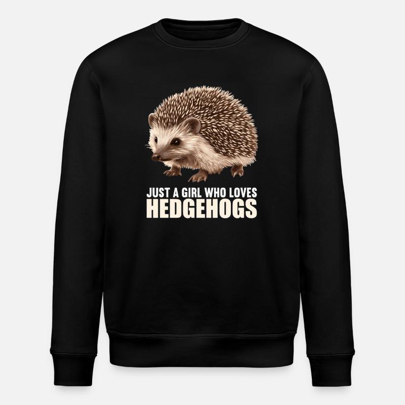 Igel - Stanley/Stella Unisex Bio-Sweatshirt ROLLER - Schwarz