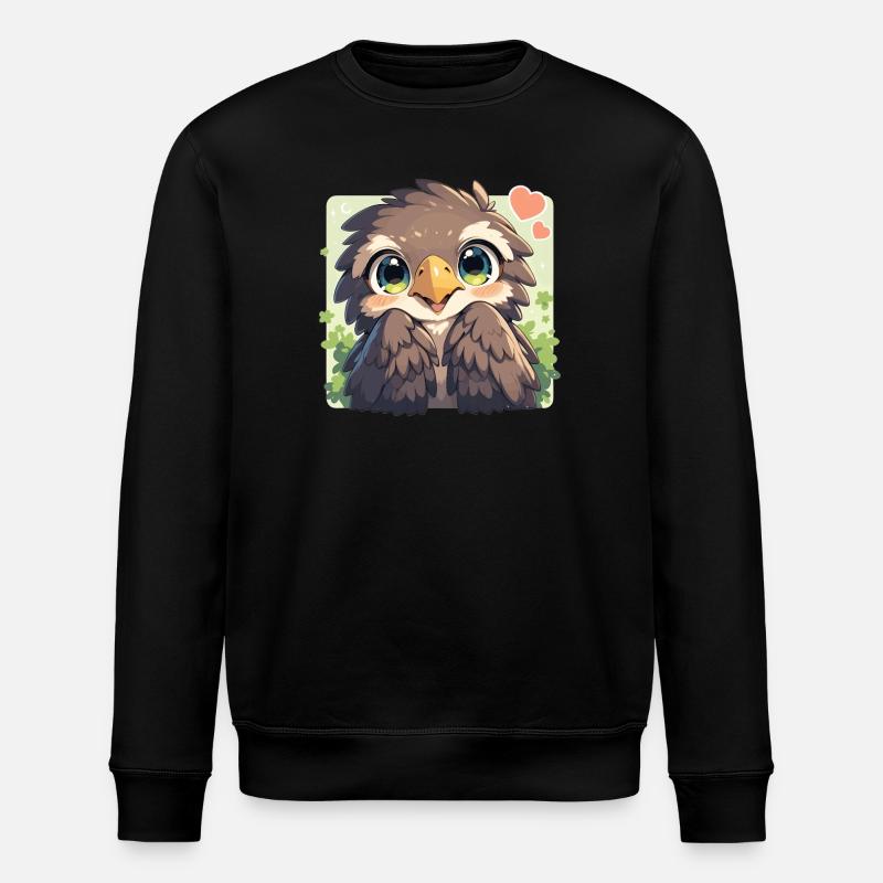 Eagle - Stanley/Stella ROLLER Unisex Organic Sweatshirt - black