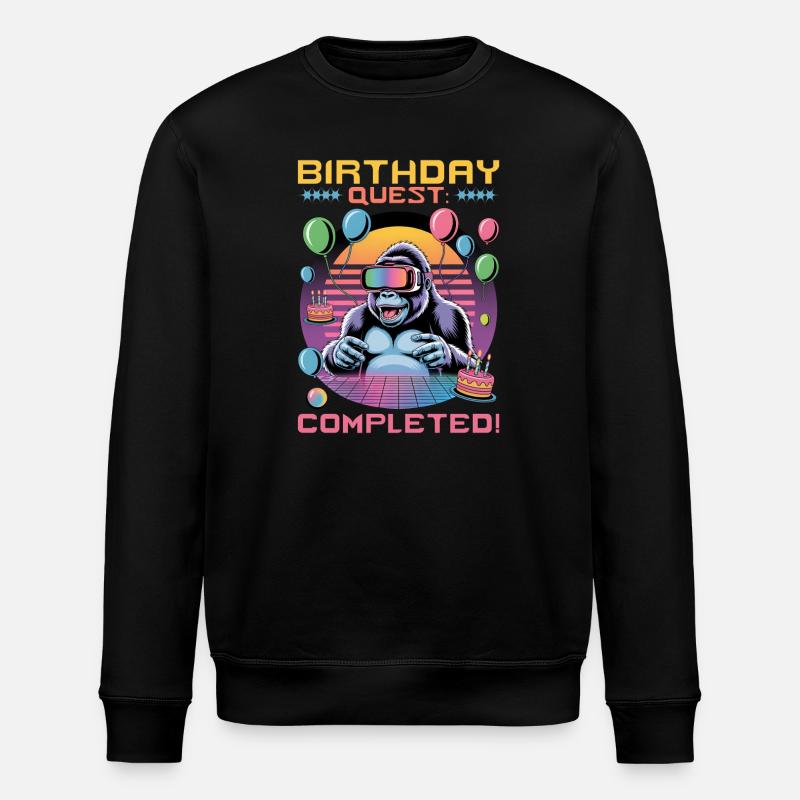 Birthday Gamer VR - Stanley/Stella Unisex Bio-Sweatshirt ROLLER - Schwarz