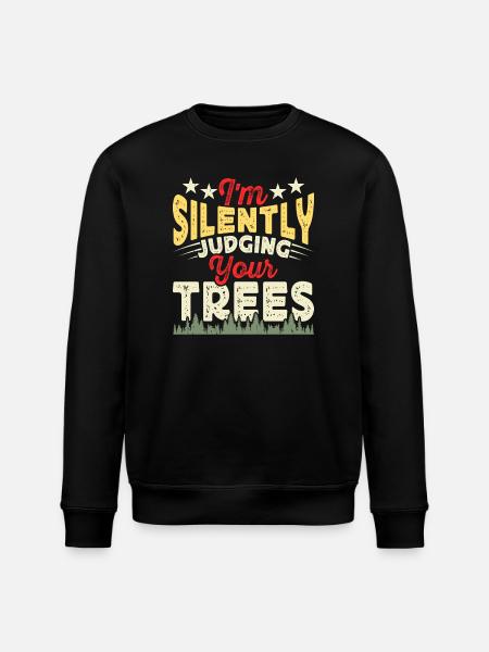 Baumpfleger Holzarbeiter Waldarbeiter Geschenk - Stanley/Stella Unisex Bio-Sweatshirt ROLLER - Schwarz
