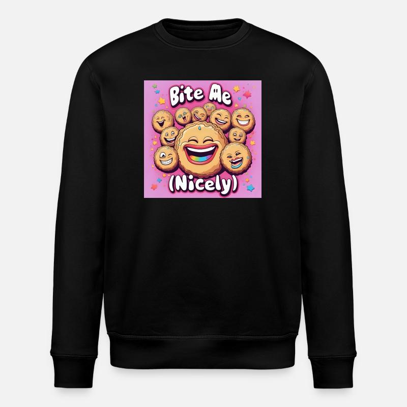 Me Nicely Cookies Laugh Design - Sweat bio ROLLER Stanley/Stella Unisexe - noir