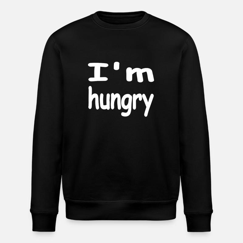 hunger - Stanley/Stella ROLLER Unisex Organic Sweatshirt - black