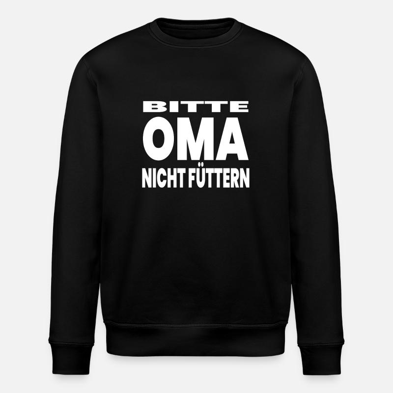 Oma - Stanley/Stella Unisex Bio-Sweatshirt ROLLER - Schwarz
