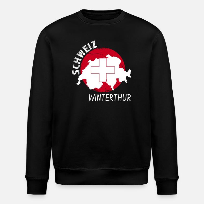 Winterthur - Stanley/Stella Unisex Bio-Sweatshirt ROLLER - Schwarz