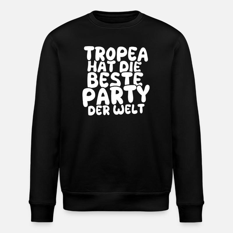 Tropea als Urlaubsland - Stanley/Stella Unisex Bio-Sweatshirt ROLLER - Schwarz