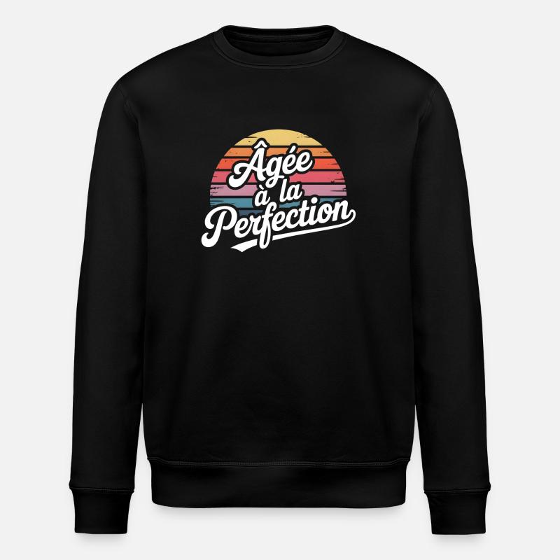 Bis zur Perfektion gereift - Stanley/Stella Unisex Bio-Sweatshirt ROLLER - Schwarz
