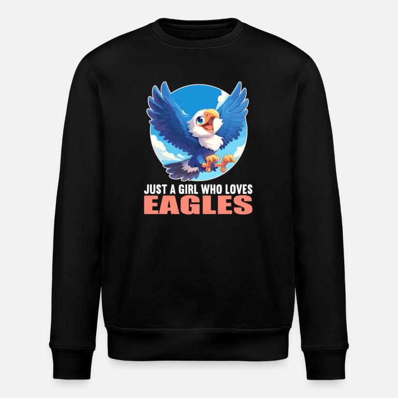 Eagle - Stanley/Stella ROLLER Unisex Organic Sweatshirt - black