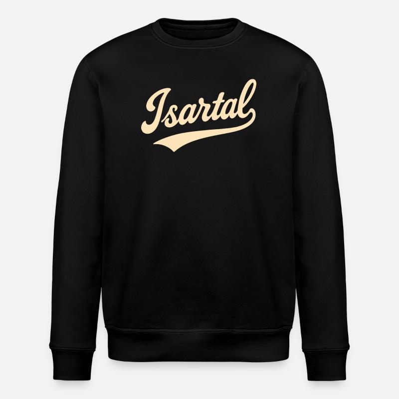 Isartal Schriftzug   - Stanley/Stella Unisex Bio-Sweatshirt ROLLER - Schwarz