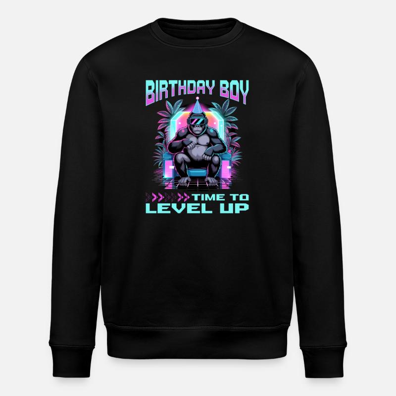 Anniversaire Gamer VR - Sweat bio ROLLER Stanley/Stella Unisexe - noir