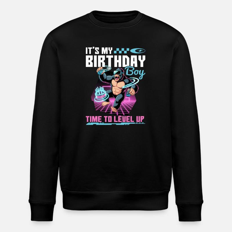 Anniversaire Gamer VR - Sweat bio ROLLER Stanley/Stella Unisexe - noir