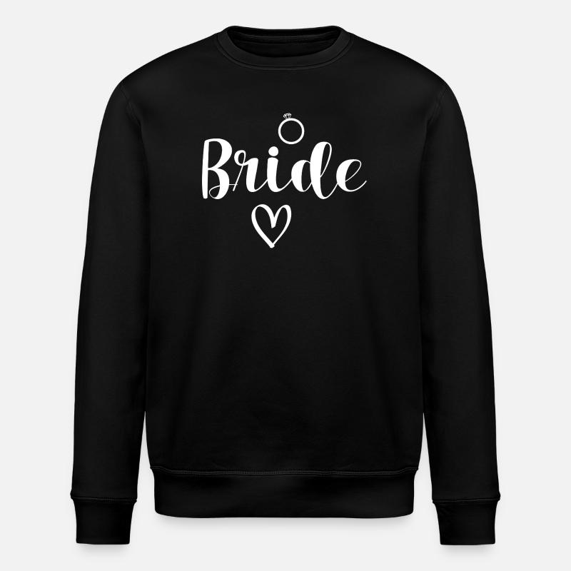 Bride - Stanley/Stella ROLLER Unisex Organic Sweatshirt - black