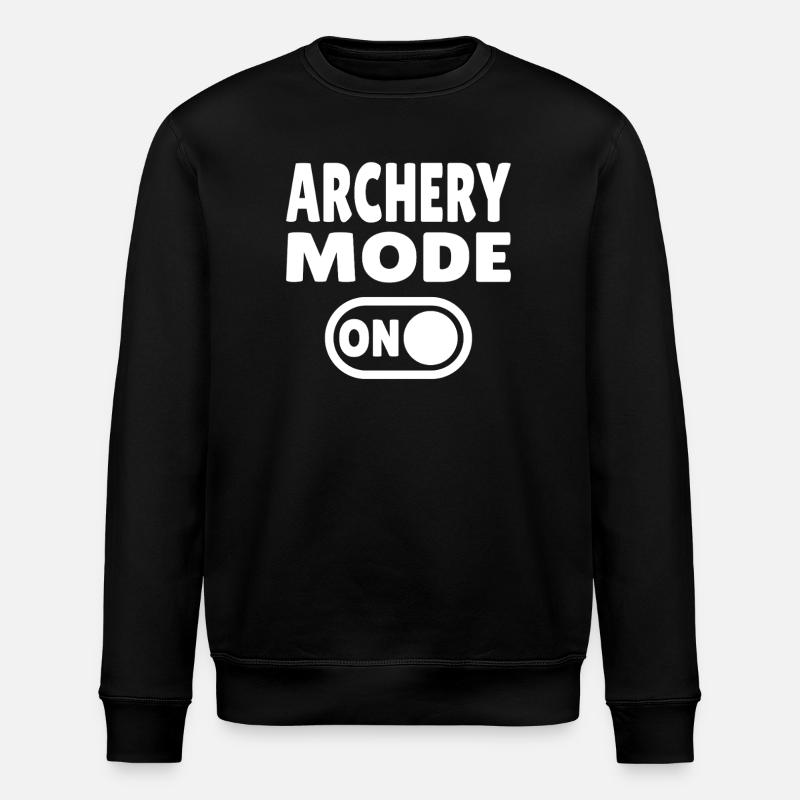 Mode tir à l’arc activé - Sweat bio ROLLER Stanley/Stella Unisexe - noir