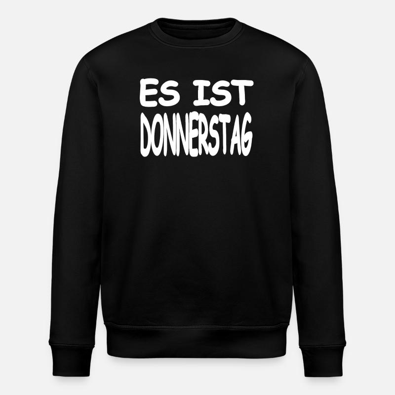 Thursday - Stanley/Stella ROLLER Unisex Organic Sweatshirt - black