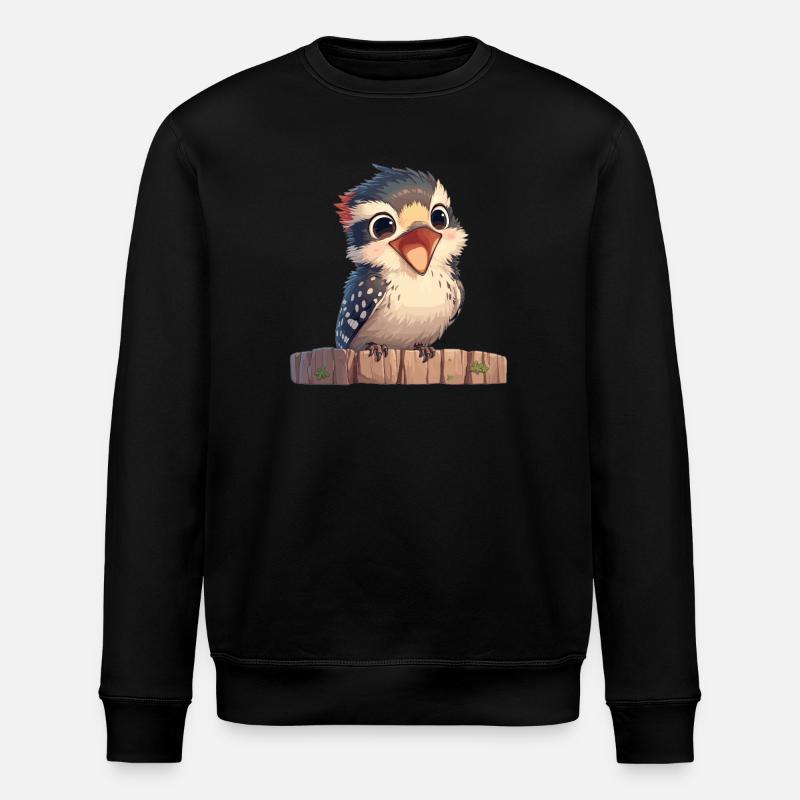 Spechte Specht - Stanley/Stella Unisex Bio-Sweatshirt ROLLER - Schwarz