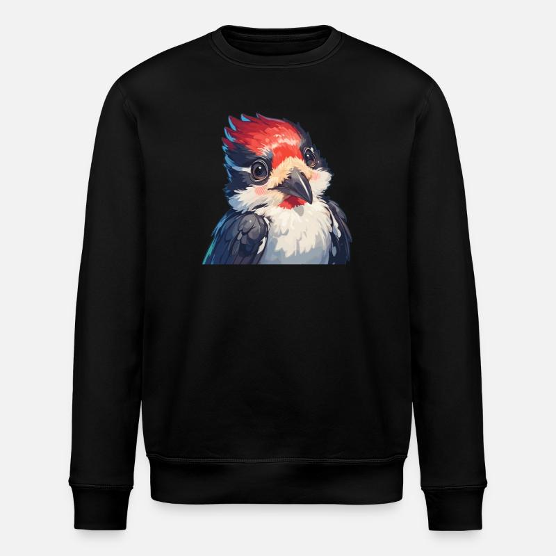 Spechte Specht - Stanley/Stella Unisex Bio-Sweatshirt ROLLER - Schwarz