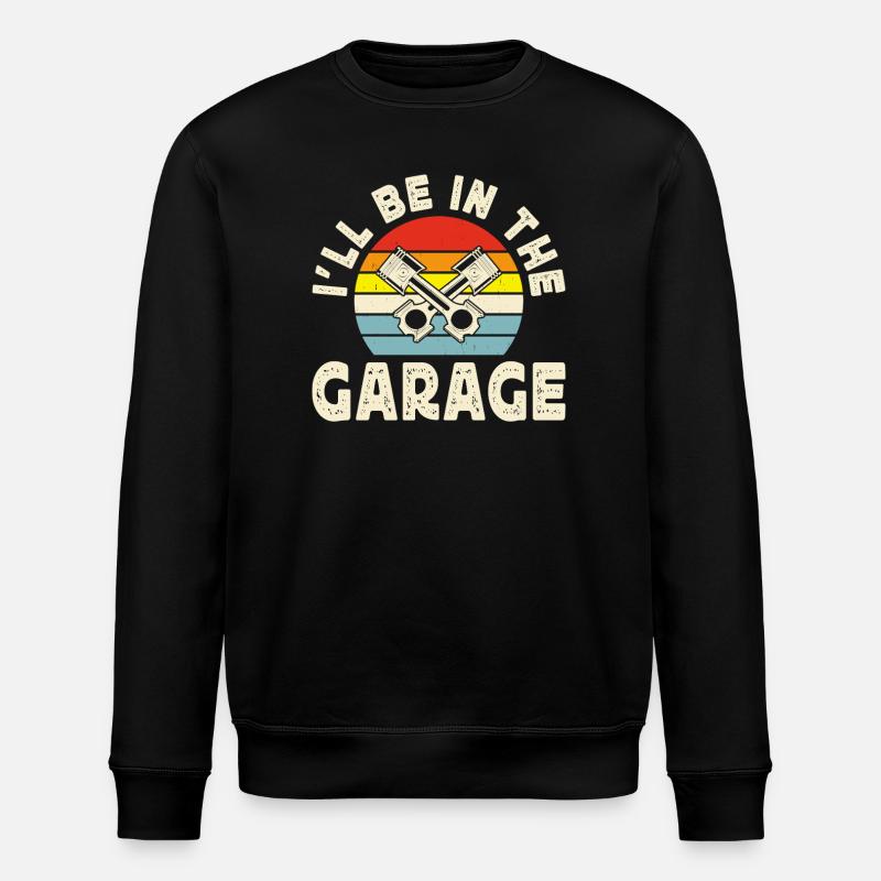 Mechaniker Mechatroniker Schrauber Geschenk - Stanley/Stella Unisex Bio-Sweatshirt ROLLER - Schwarz