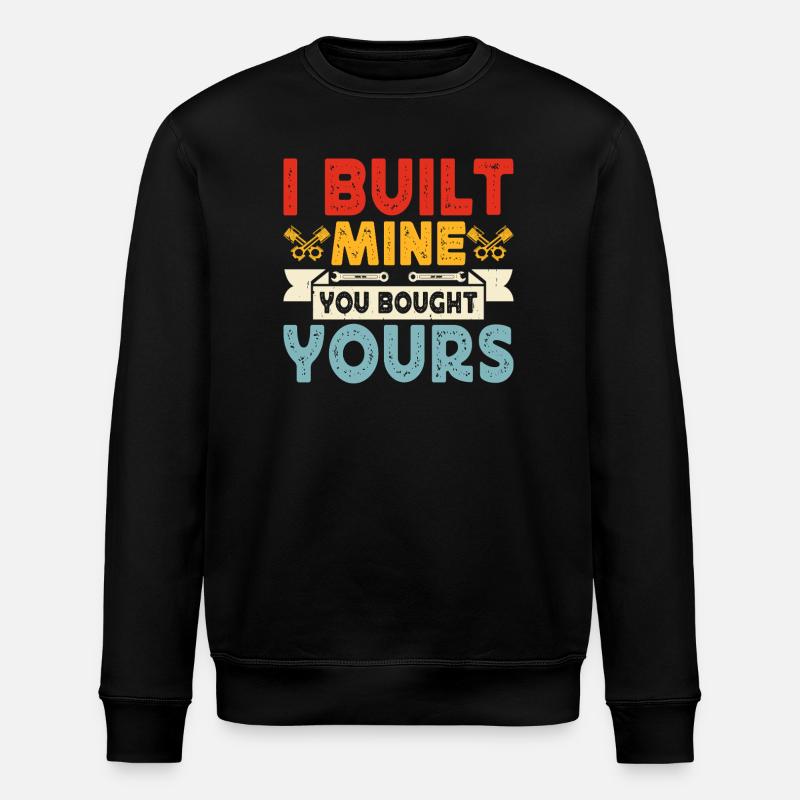 Mechanic Mechatronics Technician Screwdriver Gift - Stanley/Stella ROLLER Unisex Organic Sweatshirt - black