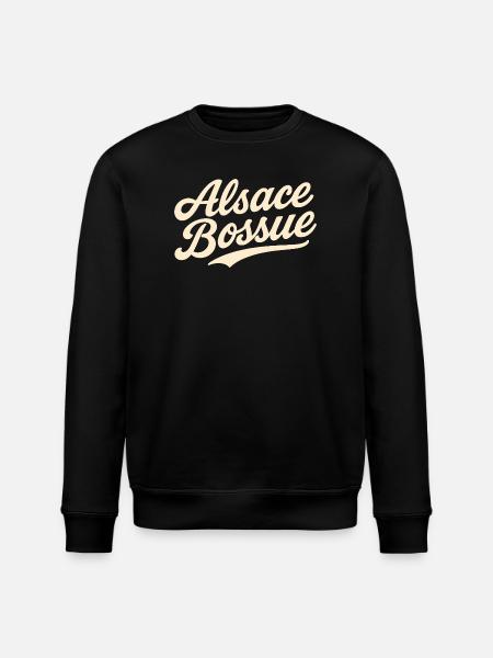 Alsace Bossue lettering - Stanley/Stella ROLLER Unisex Organic Sweatshirt - black