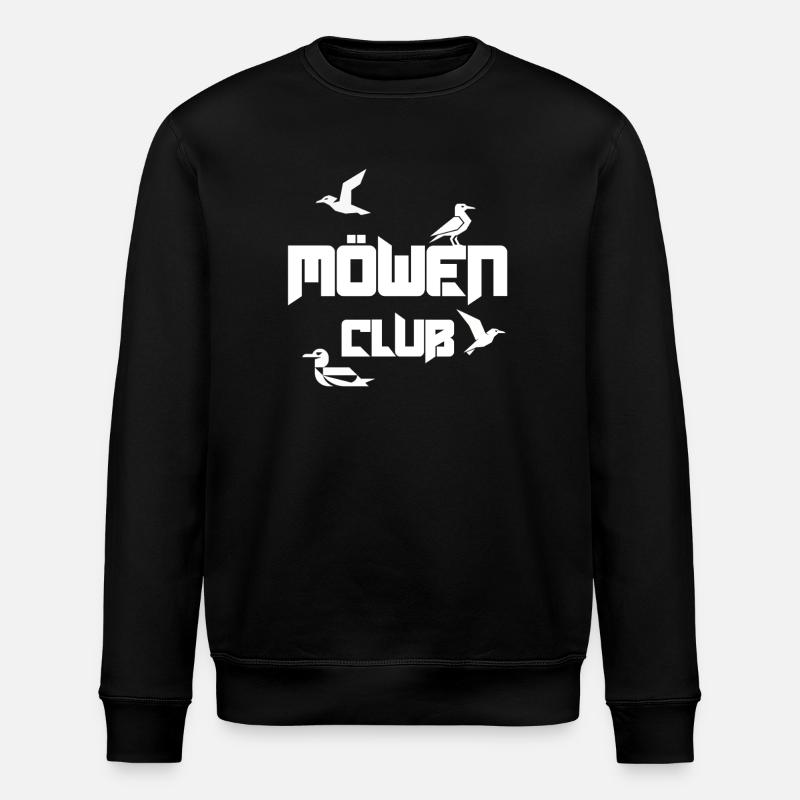 Möwen Club - Stanley/Stella Unisex Bio-Sweatshirt ROLLER - Schwarz