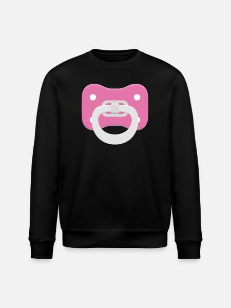 Tetine_rose - Stanley/Stella ROLLER Unisex Organic Sweatshirt - black