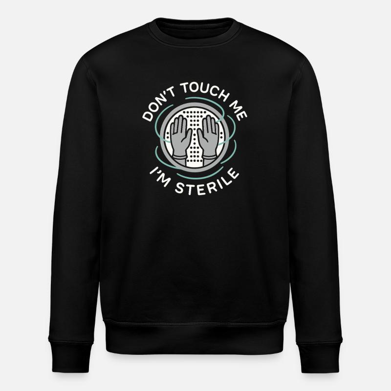 Cleanroom Technician Controlled Environment - Stanley/Stella ROLLER Unisex Organic Sweatshirt - black