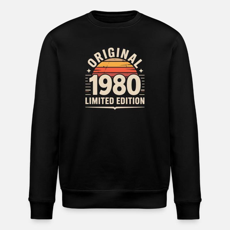 Original 1990 Limited Edition - Stanley/Stella ROLLER Unisex Organic Sweatshirt - black