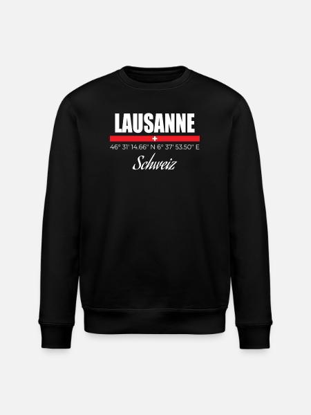 Lausanne - Sweat bio ROLLER Stanley/Stella Unisexe - noir