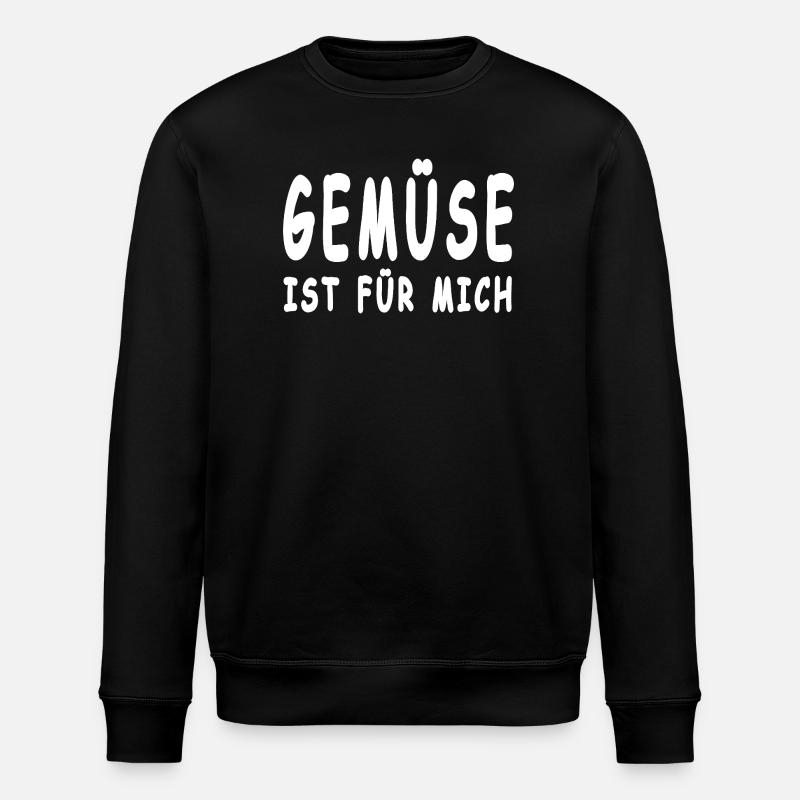 Vegetable - Stanley/Stella ROLLER Unisex Organic Sweatshirt - black