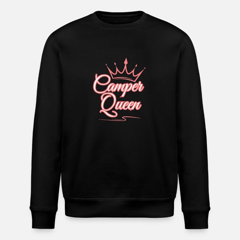 Camper Queen - Stanley/Stella Unisex Bio-Sweatshirt ROLLER - Schwarz