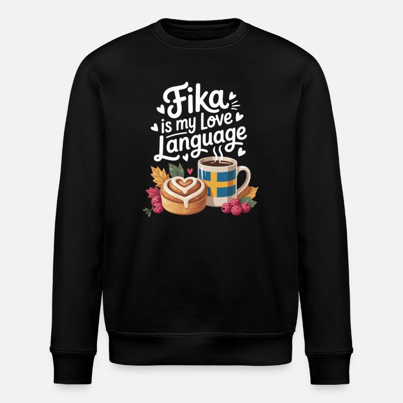 Fika - Stanley/Stella Unisex Bio-Sweatshirt ROLLER - Schwarz