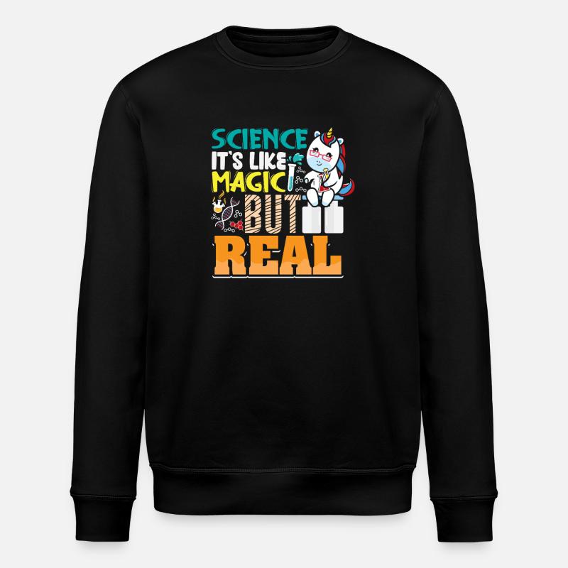 Science Scientist Chemistry - Stanley/Stella ROLLER Unisex Organic Sweatshirt - black