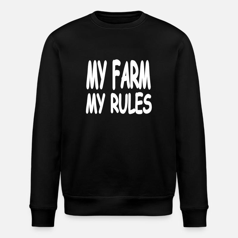 Bauernhof - Stanley/Stella Unisex Bio-Sweatshirt ROLLER - Schwarz
