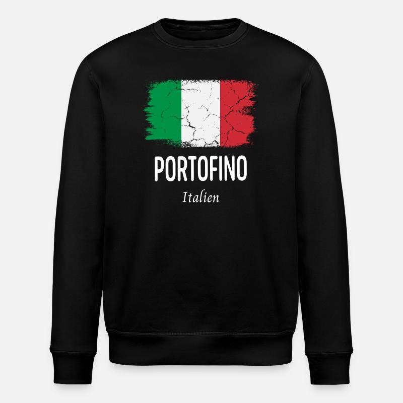 Portofino - Stanley/Stella Unisex Bio-Sweatshirt ROLLER - Schwarz