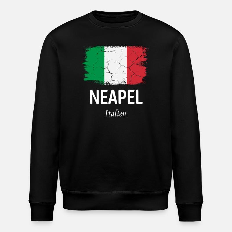 Neapel - Stanley/Stella Unisex Bio-Sweatshirt ROLLER - Schwarz