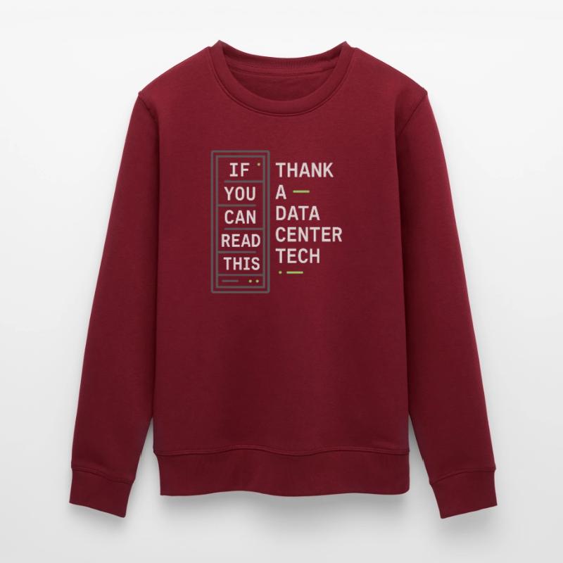 Network Infrastructure Rack and Stack Engineer Stanley/Stella ROLLER Unisex Organic Sweatshirt