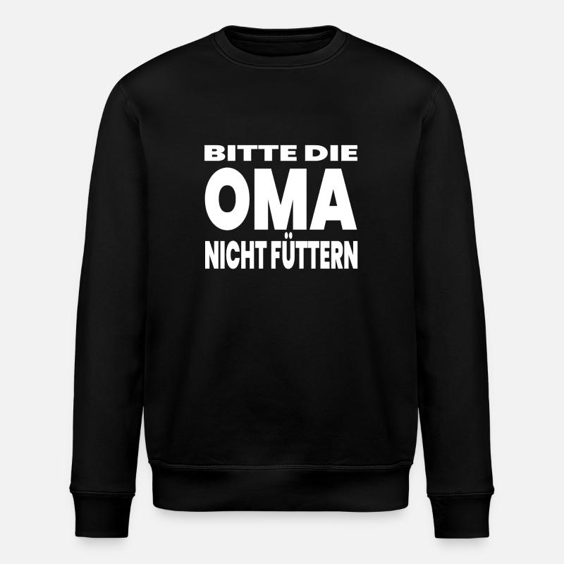 granny - Stanley/Stella ROLLER Unisex Organic Sweatshirt - black