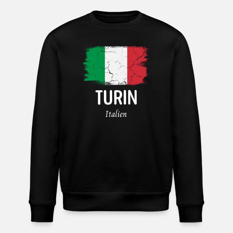 Turin - Stanley/Stella Unisex Bio-Sweatshirt ROLLER - Schwarz
