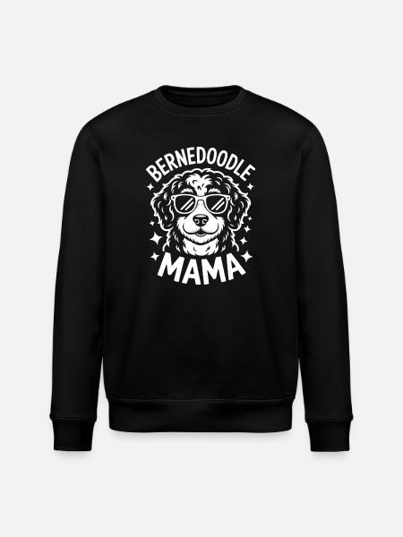 Bernedoodle Spruch Mama Witz Bernedoodle Geschenk - Stanley/Stella Unisex Bio-Sweatshirt ROLLER - Schwarz